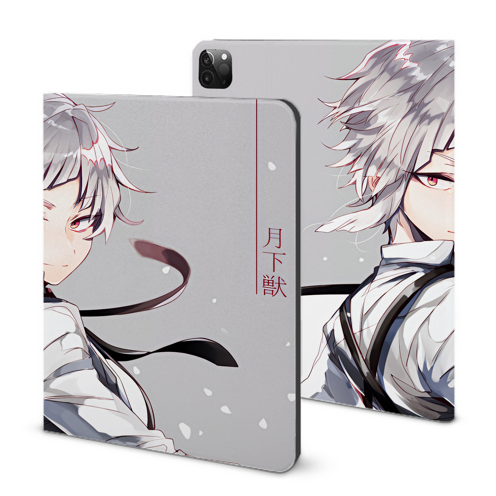 （画像用） 文豪ストレイドッグス Bungo Stray Dogs IPadケース ペンホルダー付き ブックスタイルデザイン